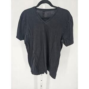 Nautica Men's Black V-Neck Short Sleeve T-Shirt Size M